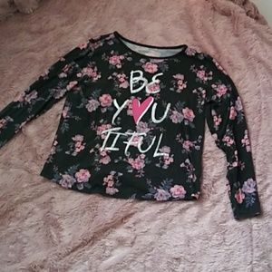 Arizona jean co. Long sleeve be-you-tiful T-shirt